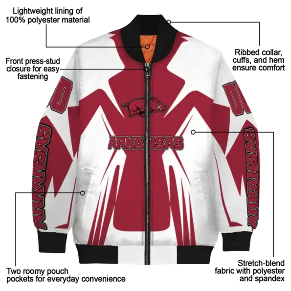 Arkansas20Razorbacks20NCAAZone Jacket 5 Bomber 1.webp