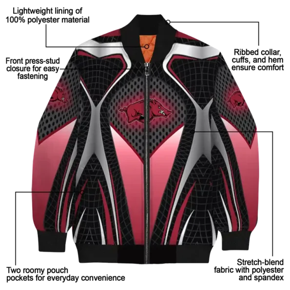 Arkansas20Razorbacks20NCAAZone Jacket 5 Bomber 10.webp