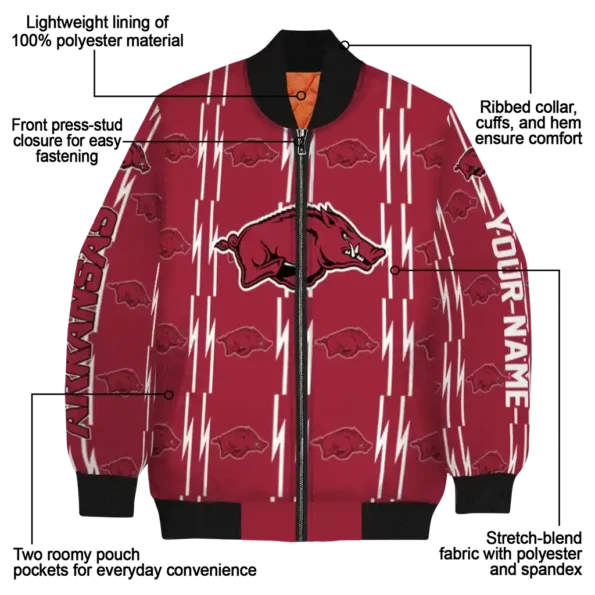 Arkansas20Razorbacks20NCAAZone Jacket 5 Bomber 15.webp
