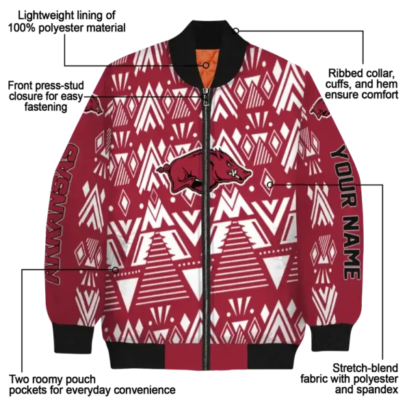 Arkansas20Razorbacks20NCAAZone Jacket 5 Bomber 17.webp