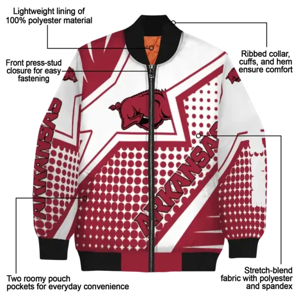 Arkansas20Razorbacks20NCAAZone Jacket 5 Bomber 18.webp