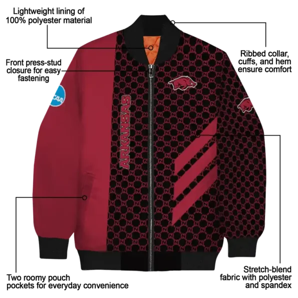 Arkansas20Razorbacks20NCAAZone Jacket 5 Bomber 6.webp