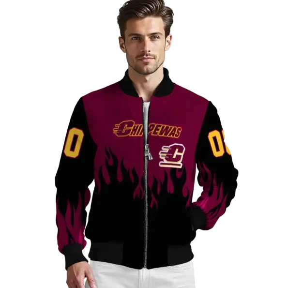 Central20Michigan20Chippewas20NCAAZone Jacket 3 Bomber.webp