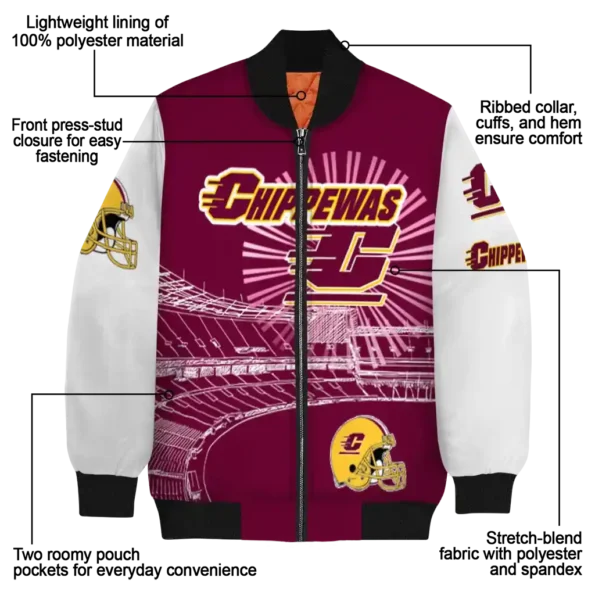 Central20Michigan20Chippewas20NCAAZone Jacket 5 Bomber 12.webp