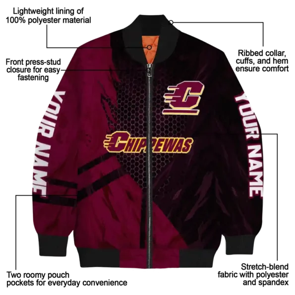 Central20Michigan20Chippewas20NCAAZone Jacket 5 Bomber 5.webp