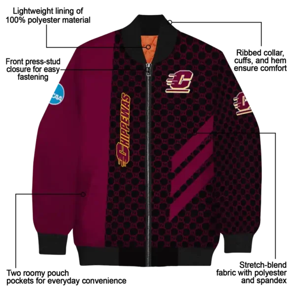Central20Michigan20Chippewas20NCAAZone Jacket 5 Bomber 6.webp