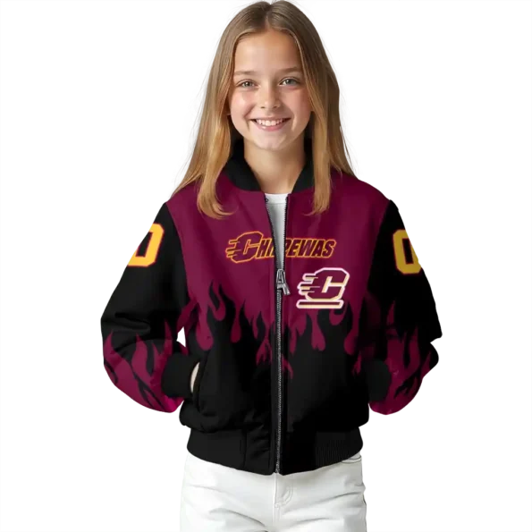 Central20Michigan20Chippewas20NCAAZone Jacket 7 Bomber.webp