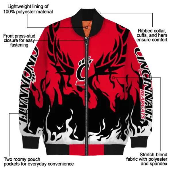 Cincinnati20Bearcats20NCAAZone Jacket 5 Bomber 7.webp