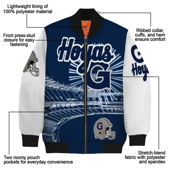 Georgetown20Hoyas20NCAAZone Jacket 5 Bomber 16.webp
