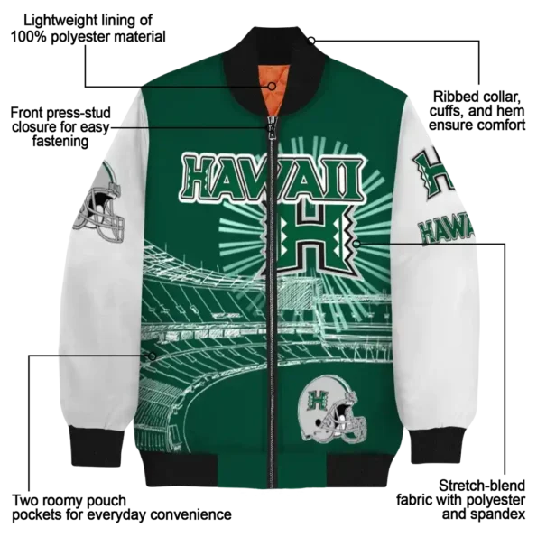Hawaii20Rainbow20Warriors20NCAAZone Jacket 5 Bomber 12.webp