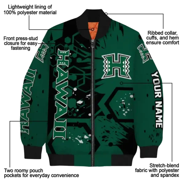 Hawaii20Rainbow20Warriors20NCAAZone Jacket 5 Bomber 14.webp