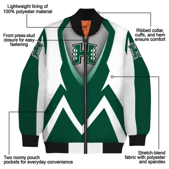 Hawaii20Rainbow20Warriors20NCAAZone Jacket 5 Bomber 8.webp