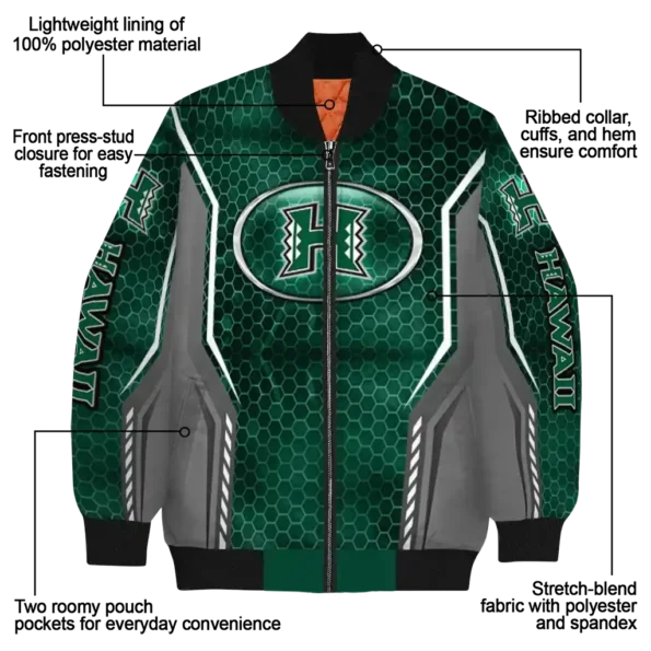 Hawaii20Rainbow20Warriors20NCAAZone Jacket 5 Bomber 9.webp