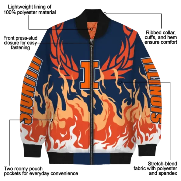 Illinois20Fighting20Illini20NCAAZone Jacket 5 Bomber 7.webp