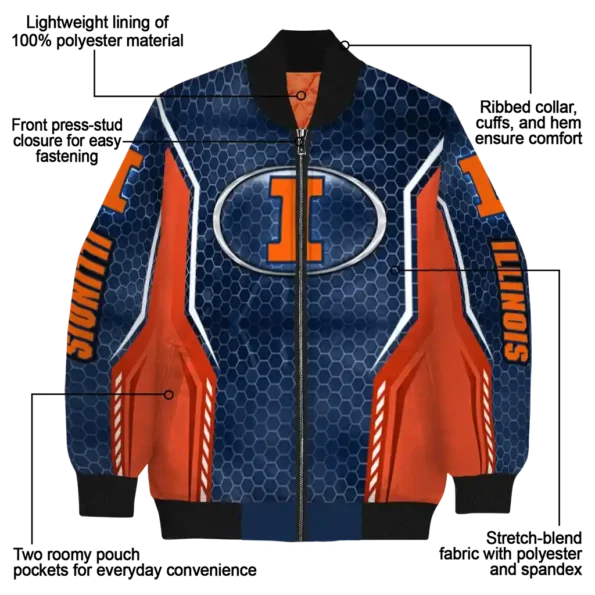 Illinois20Fighting20Illini20NCAAZone Jacket 5 Bomber 9.webp