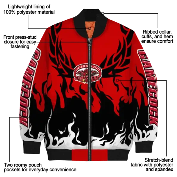 Jacksonville20State20Gamecocks20NCAAZone Jacket 5 Bomber 7.webp