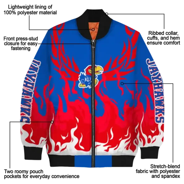 Kansas20Jayhawks20NCAAZone Jacket 5 Bomber 7.webp