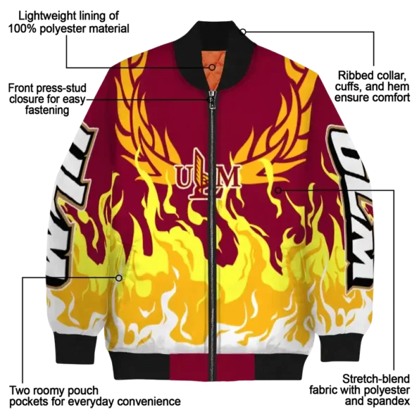 Louisiana Monroe20Warhawks20NCAAZone Jacket 5 Bomber 7.webp