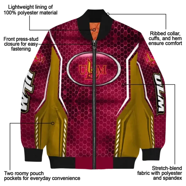 Louisiana Monroe20Warhawks20NCAAZone Jacket 5 Bomber 9.webp