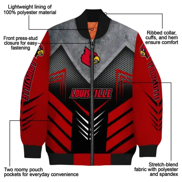 Louisville20Cardinals20NCAAZone Jacket 5 Bomber 3.webp