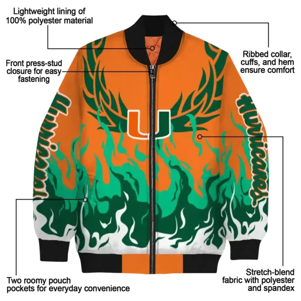 Miami20Hurricanes20NCAAZone Jacket 5 Bomber 7.webp