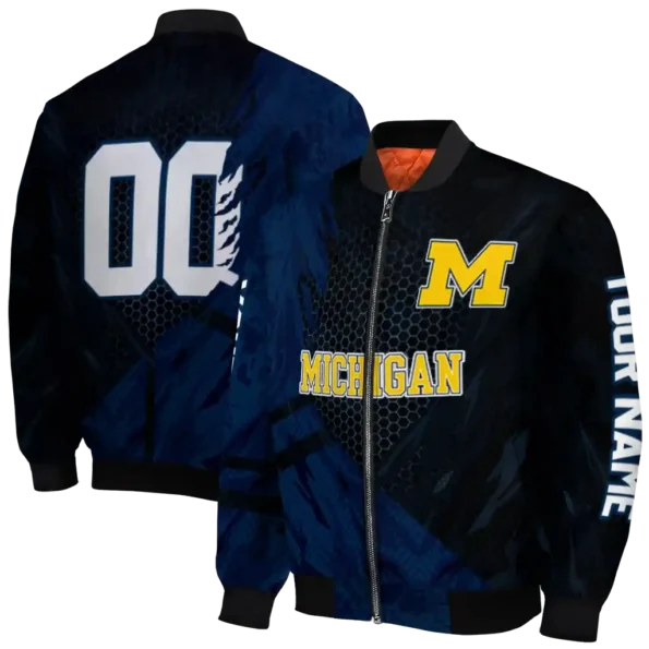 Michigan20Wolverines20NCAAZone Jacket 2 Bomber 5.webp