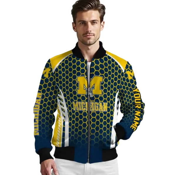Michigan20Wolverines20NCAAZone Jacket 3 Bomber 16.webp