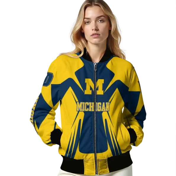 Michigan20Wolverines20NCAAZone Jacket 4 Bomber 1.webp
