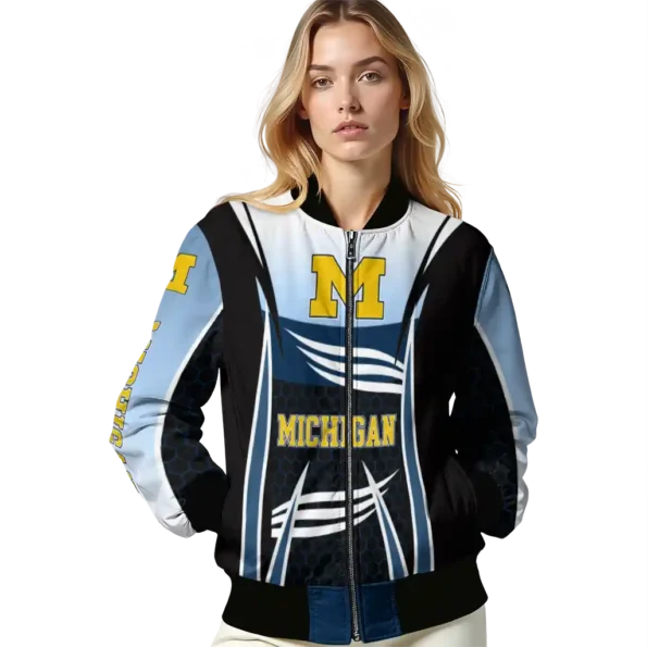 Michigan20Wolverines20NCAAZone Jacket 4 Bomber 13.webp
