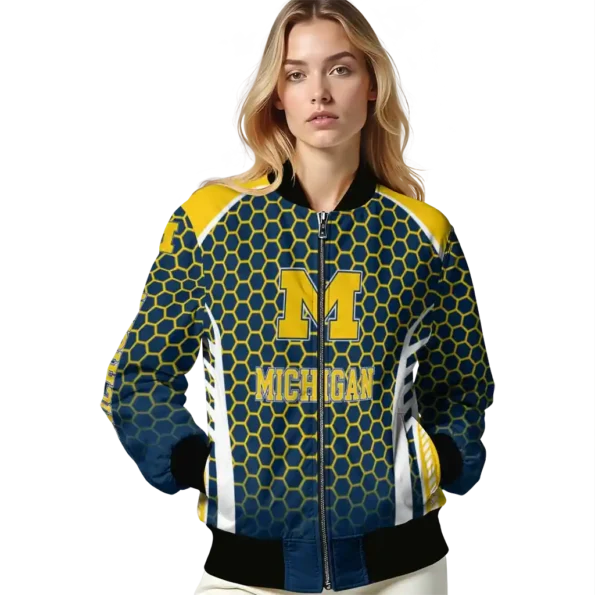 Michigan20Wolverines20NCAAZone Jacket 4 Bomber 16.webp