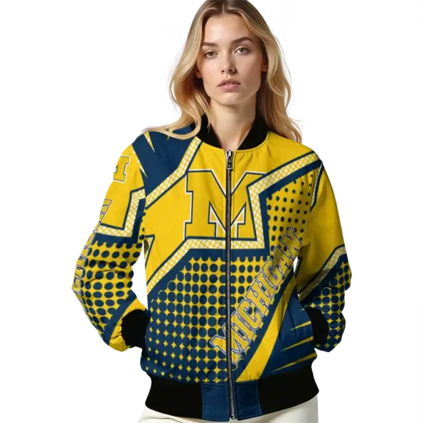 Michigan20Wolverines20NCAAZone Jacket 4 Bomber 18.webp