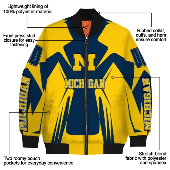 Michigan20Wolverines20NCAAZone Jacket 5 Bomber 1.webp