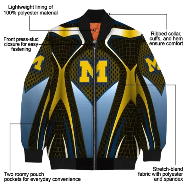 Michigan20Wolverines20NCAAZone Jacket 5 Bomber 10.webp