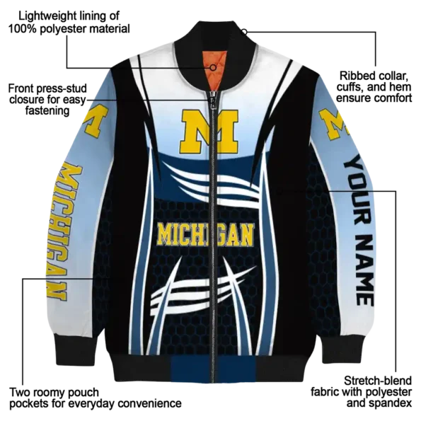 Michigan20Wolverines20NCAAZone Jacket 5 Bomber 13.webp