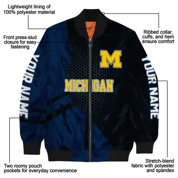 Michigan20Wolverines20NCAAZone Jacket 5 Bomber 5.webp