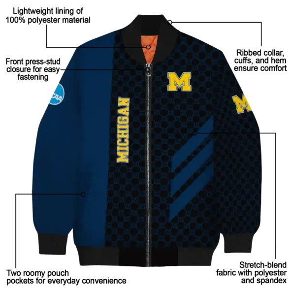 Michigan20Wolverines20NCAAZone Jacket 5 Bomber 6.webp