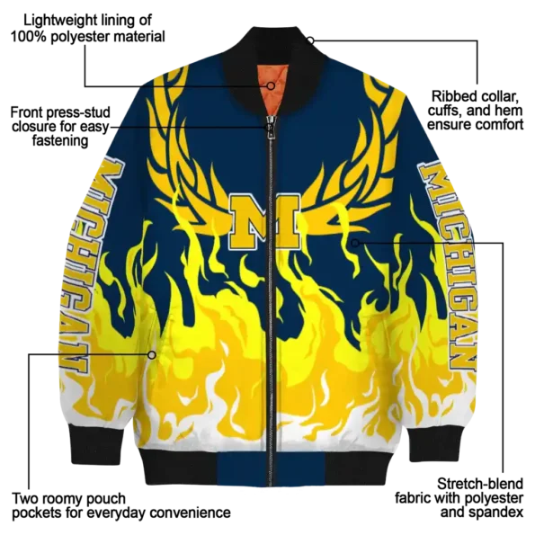 Michigan20Wolverines20NCAAZone Jacket 5 Bomber 7.webp