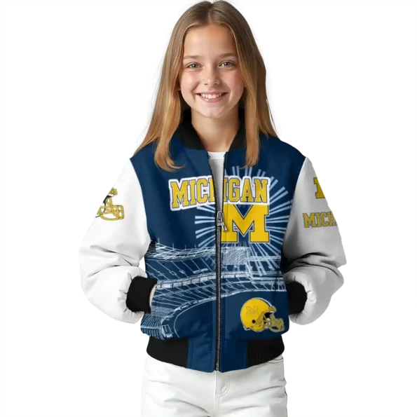 Michigan20Wolverines20NCAAZone Jacket 7 Bomber 12.webp