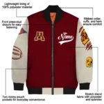 Minnesota20Golden20Gophers20NCAAZone Jacket 1 Bomber 2.webp