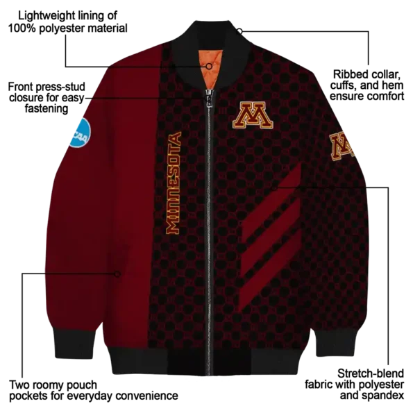 Minnesota20Golden20Gophers20NCAAZone Jacket 5 Bomber 6.webp