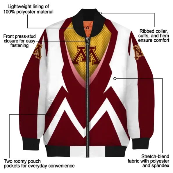 Minnesota20Golden20Gophers20NCAAZone Jacket 5 Bomber 8.webp