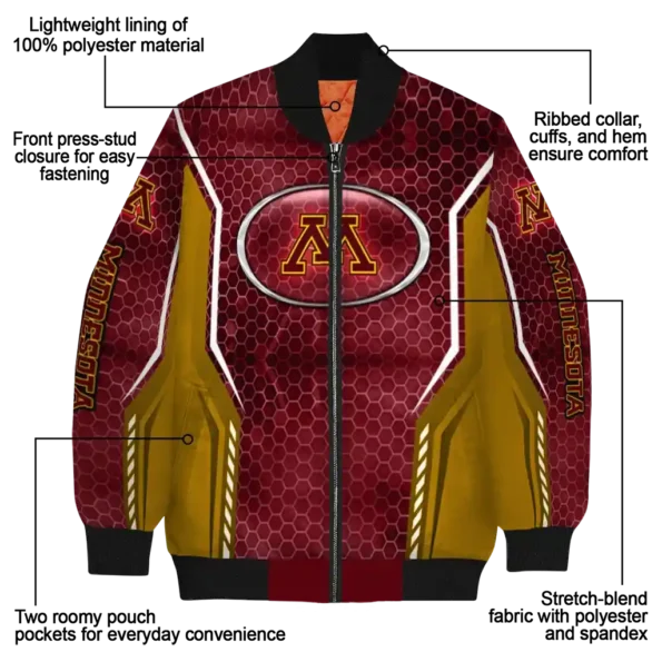Minnesota20Golden20Gophers20NCAAZone Jacket 5 Bomber 9.webp
