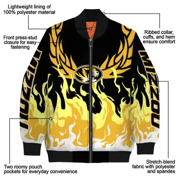 Missouri20Tigers20NCAAZone Jacket 5 Bomber 7.webp