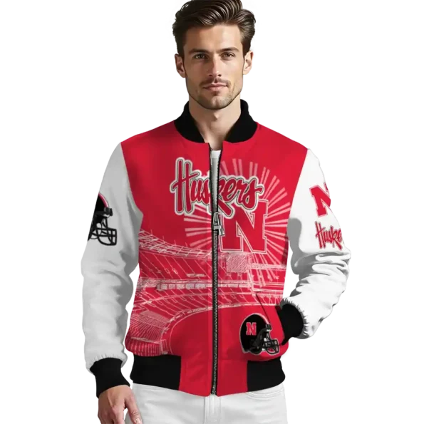 Nebraska20Cornhuskers20NCAAZone Jacket 3 Bomber 12.webp