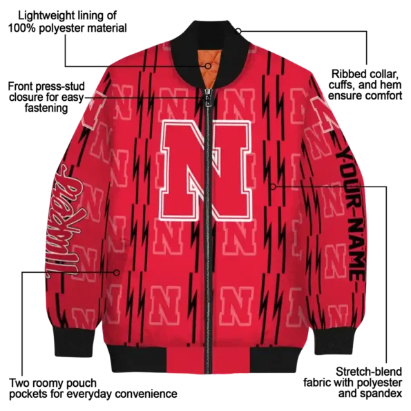 Nebraska20Cornhuskers20NCAAZone Jacket 5 Bomber 15.webp