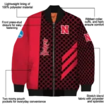 Nebraska20Cornhuskers20NCAAZone Jacket 1 Bomber 6.webp