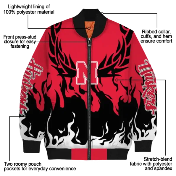 Nebraska20Cornhuskers20NCAAZone Jacket 5 Bomber 7.webp