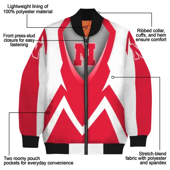 Nebraska20Cornhuskers20NCAAZone Jacket 5 Bomber 8.webp