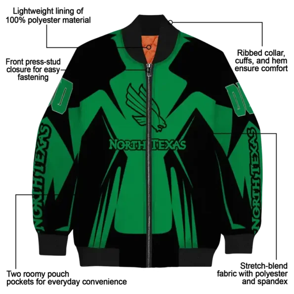 North20Texas20Mean20Green20NCAAZone Jacket 5 Bomber 1.webp
