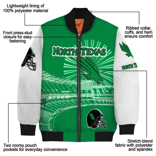 North20Texas20Mean20Green20NCAAZone Jacket 5 Bomber 12.webp